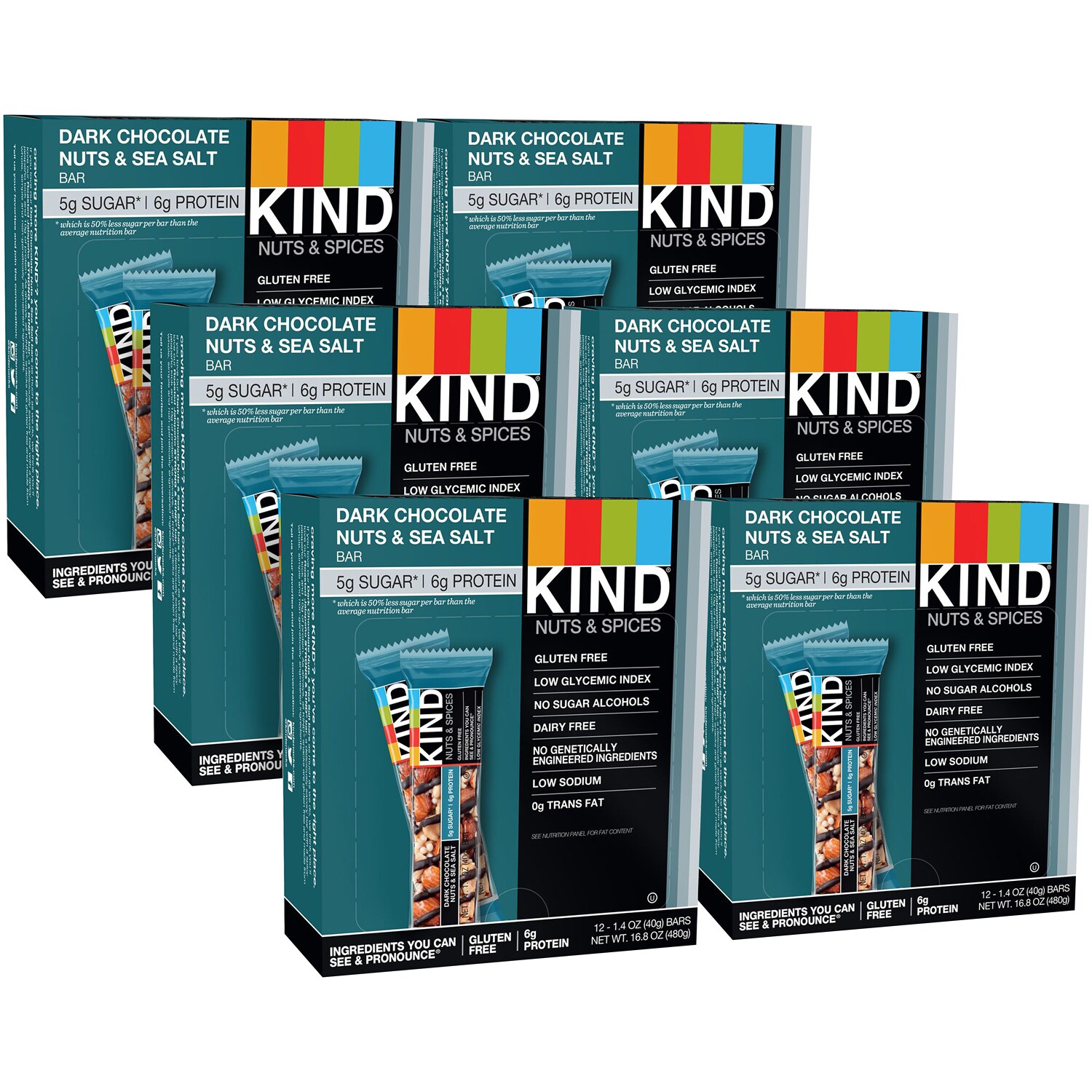 KIND Bars, Dark Chocolate Nuts & Sea Salt